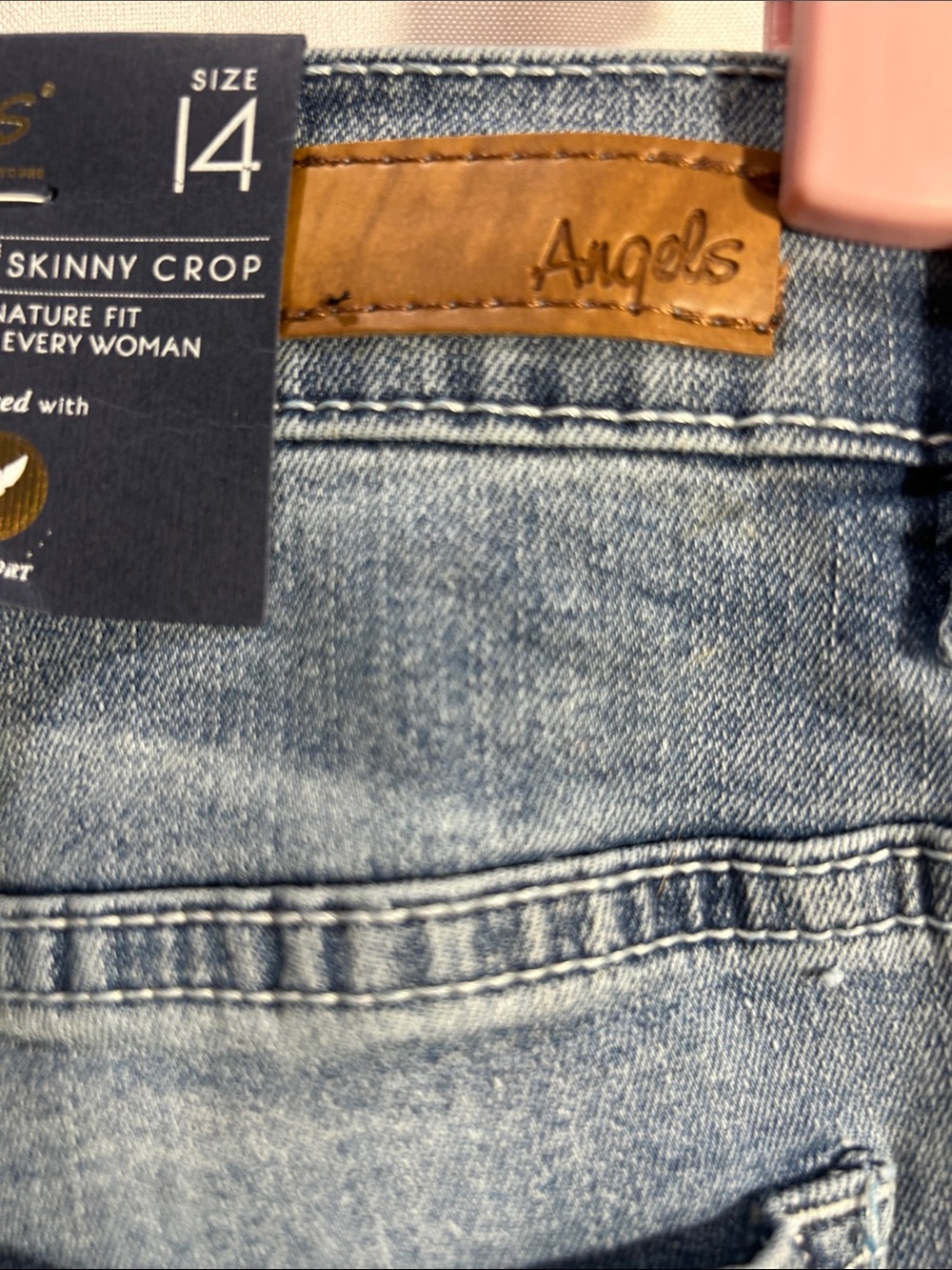 NWT Angels Forever Young Women's Forever Skinny Mid-Rise Crop Jeans - Picture 9 of 16